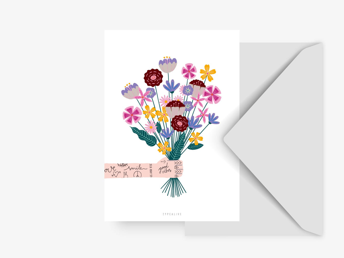 Postkarte / Bunch of Flowers
