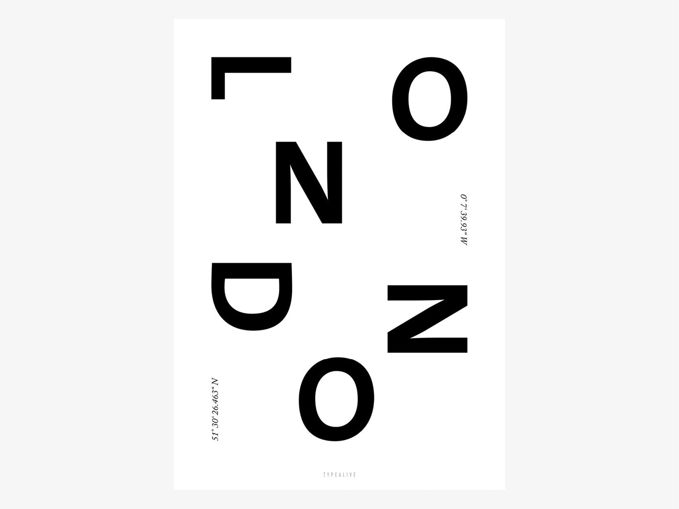 Print / Cities "London"