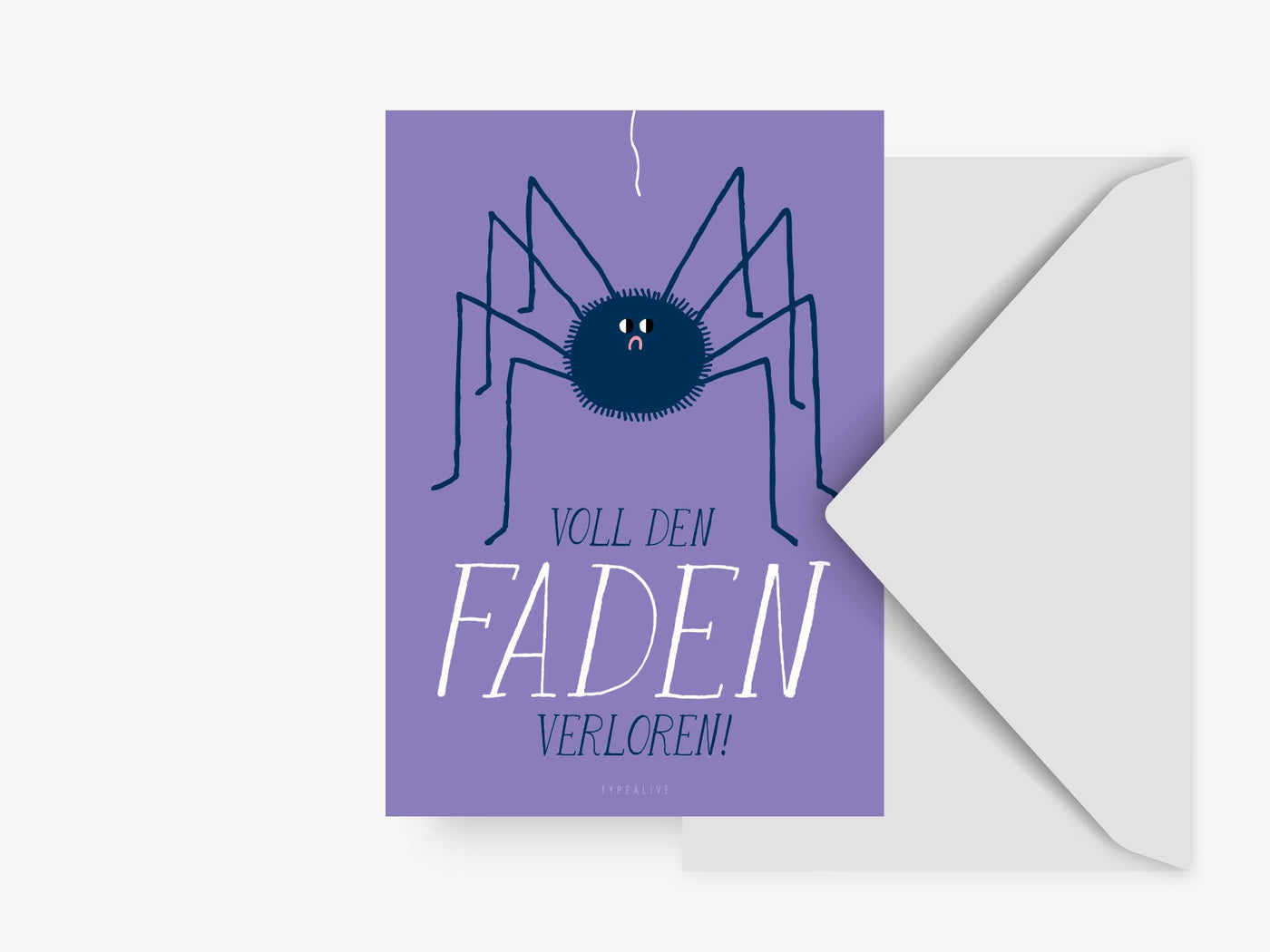 Postkarte / Faden Verloren