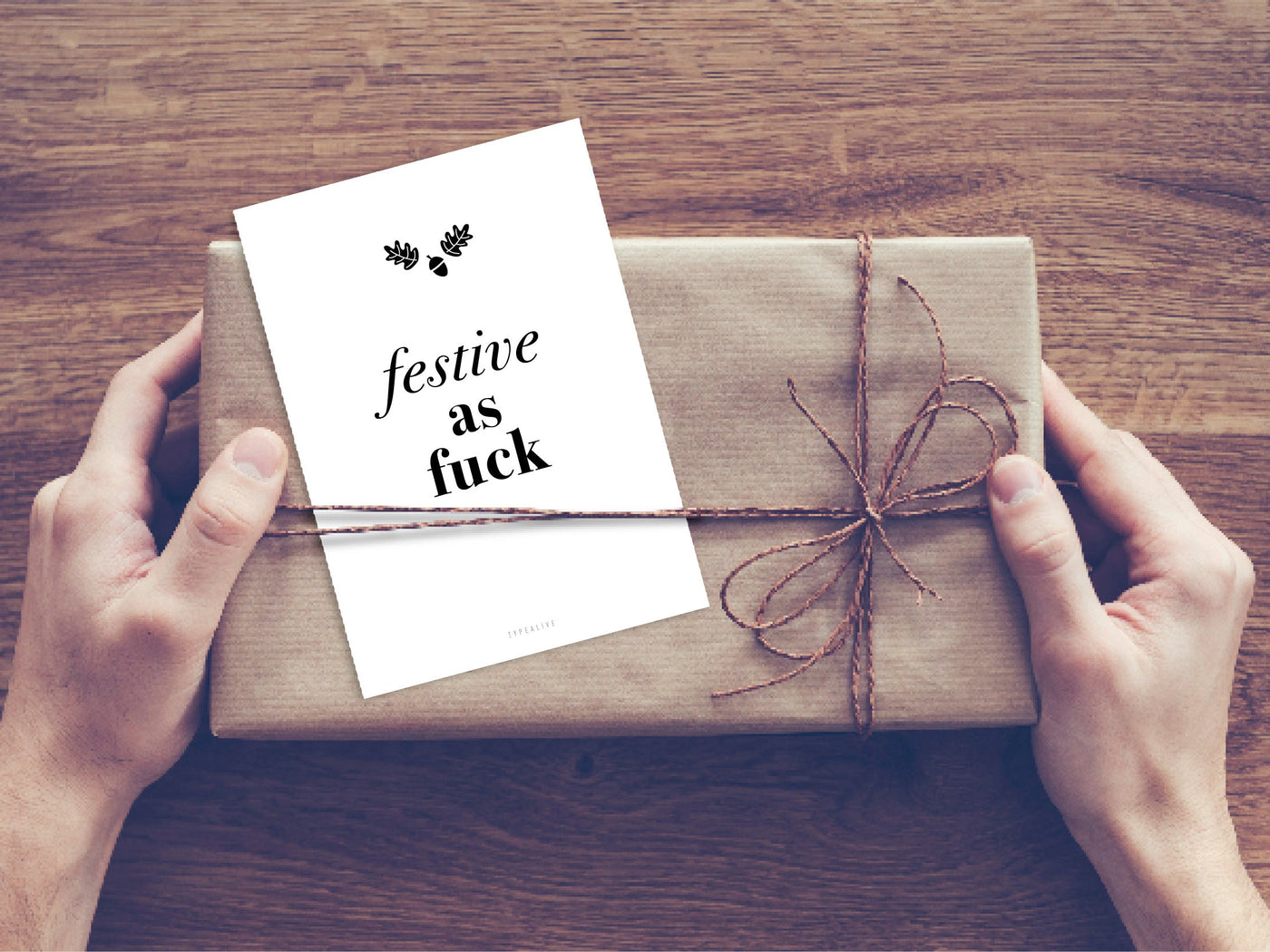 Postkarte / Festive