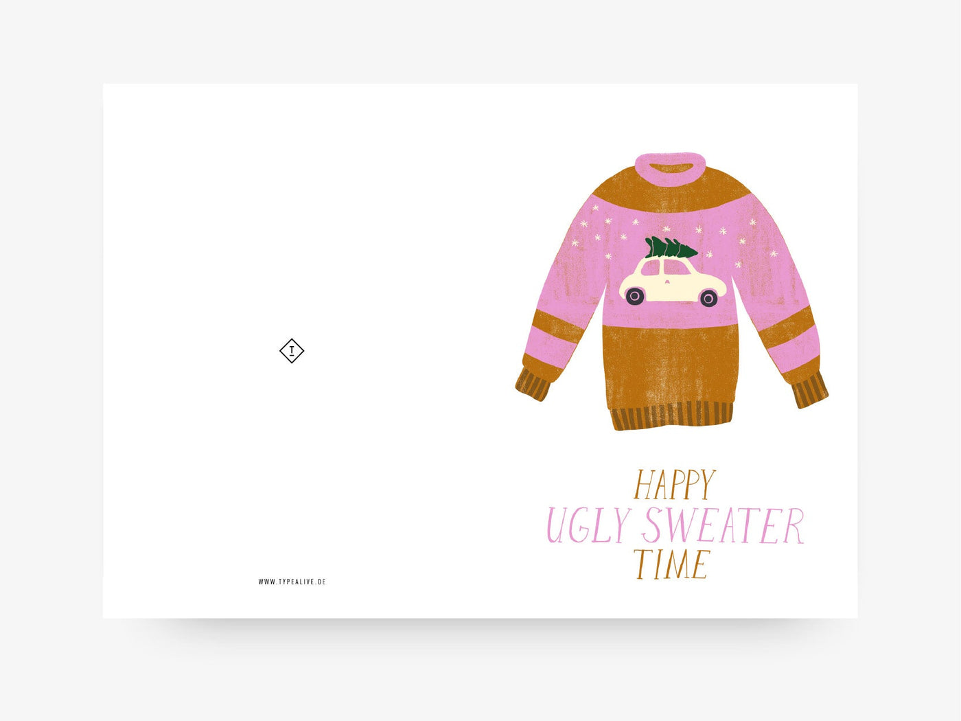 Grußkarte / Ugly Sweater No. 3
