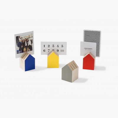 CINQPOINTS - Kartenhalter "Tiny House / blau"