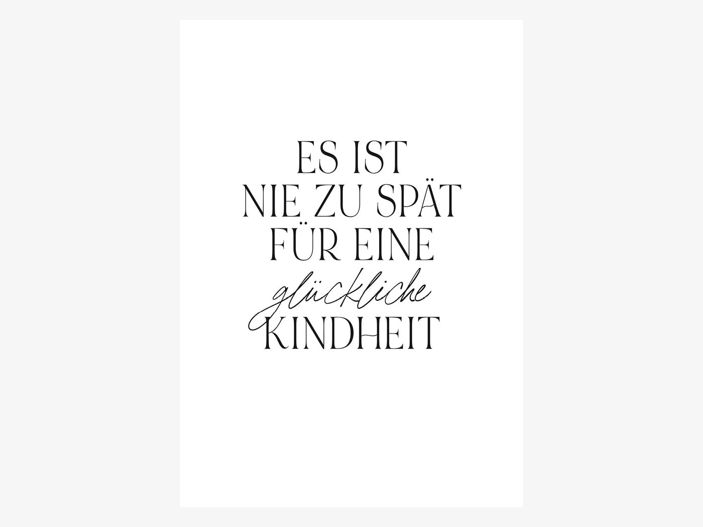 Print / Kindheit