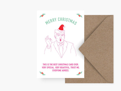 Grußkarte / Merry Tr*mpmas No. 2