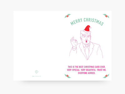 Grußkarte / Merry Tr*mpmas No. 2