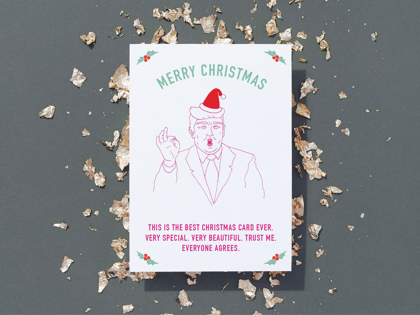 Grußkarte / Merry Tr*mpmas No. 2