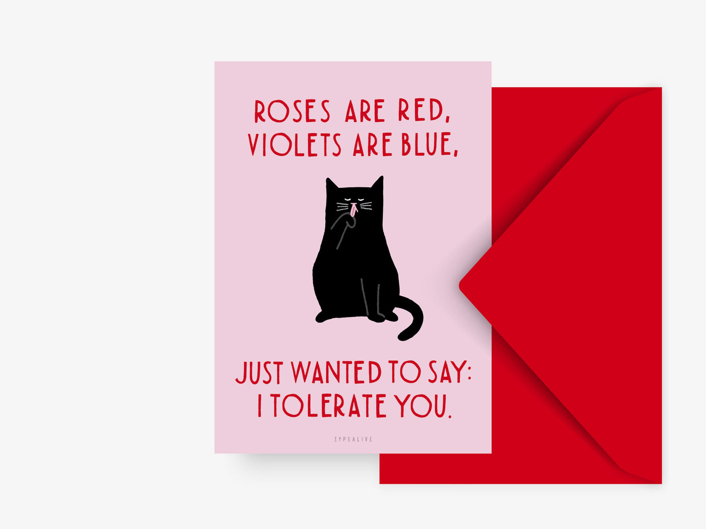 Postkarte / Valentine Cat No. 1