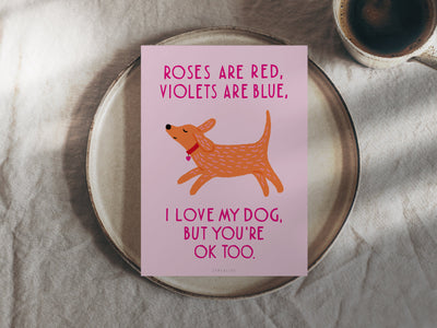 Postkarte / Valentine Dog No. 1