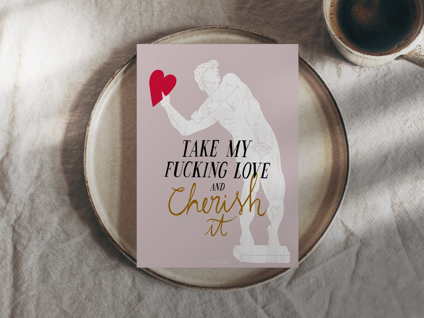Postkarte / Cherish My Love