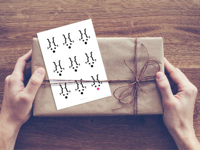 Postkarte / Nine Reindeers