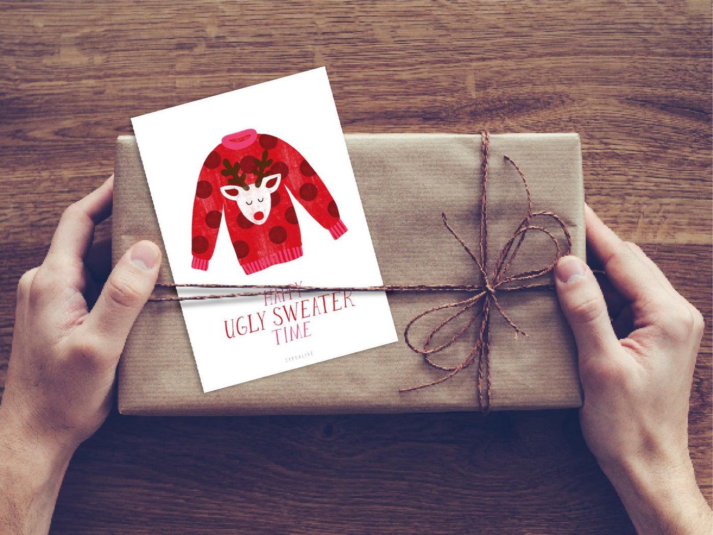 Postkarte / Ugly Sweater No. 1