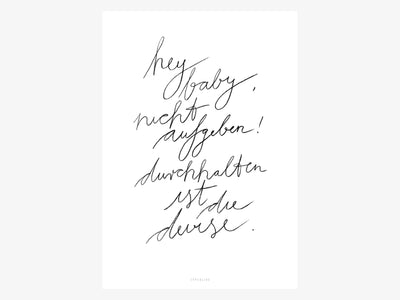Print / Durchhalten