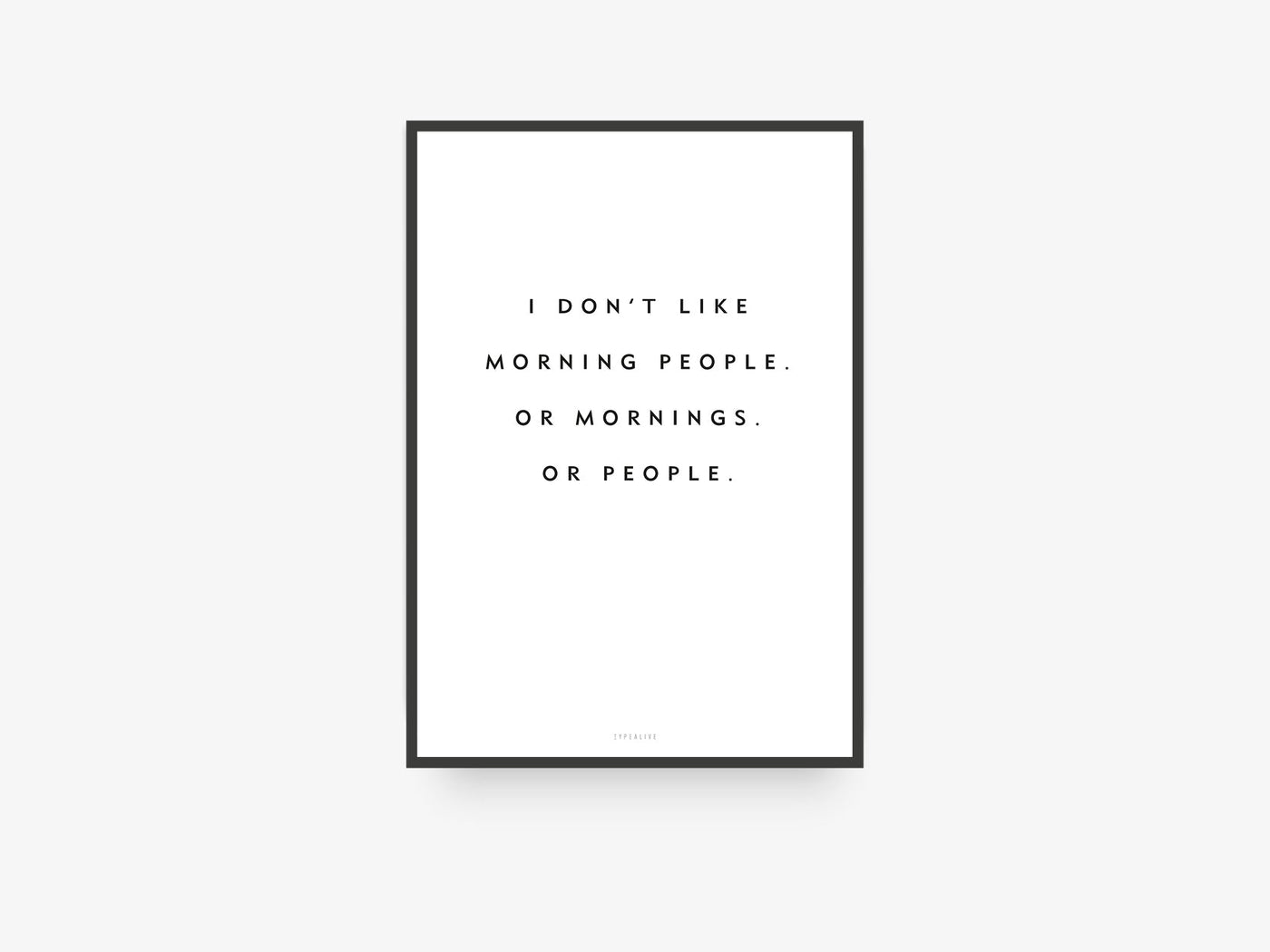 Print / Morning People