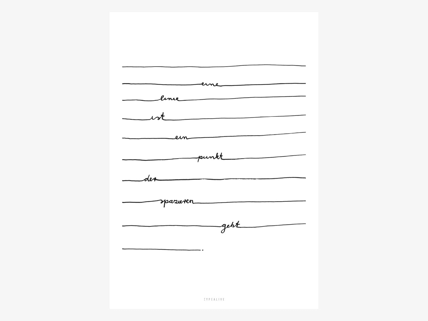 Print / Linie