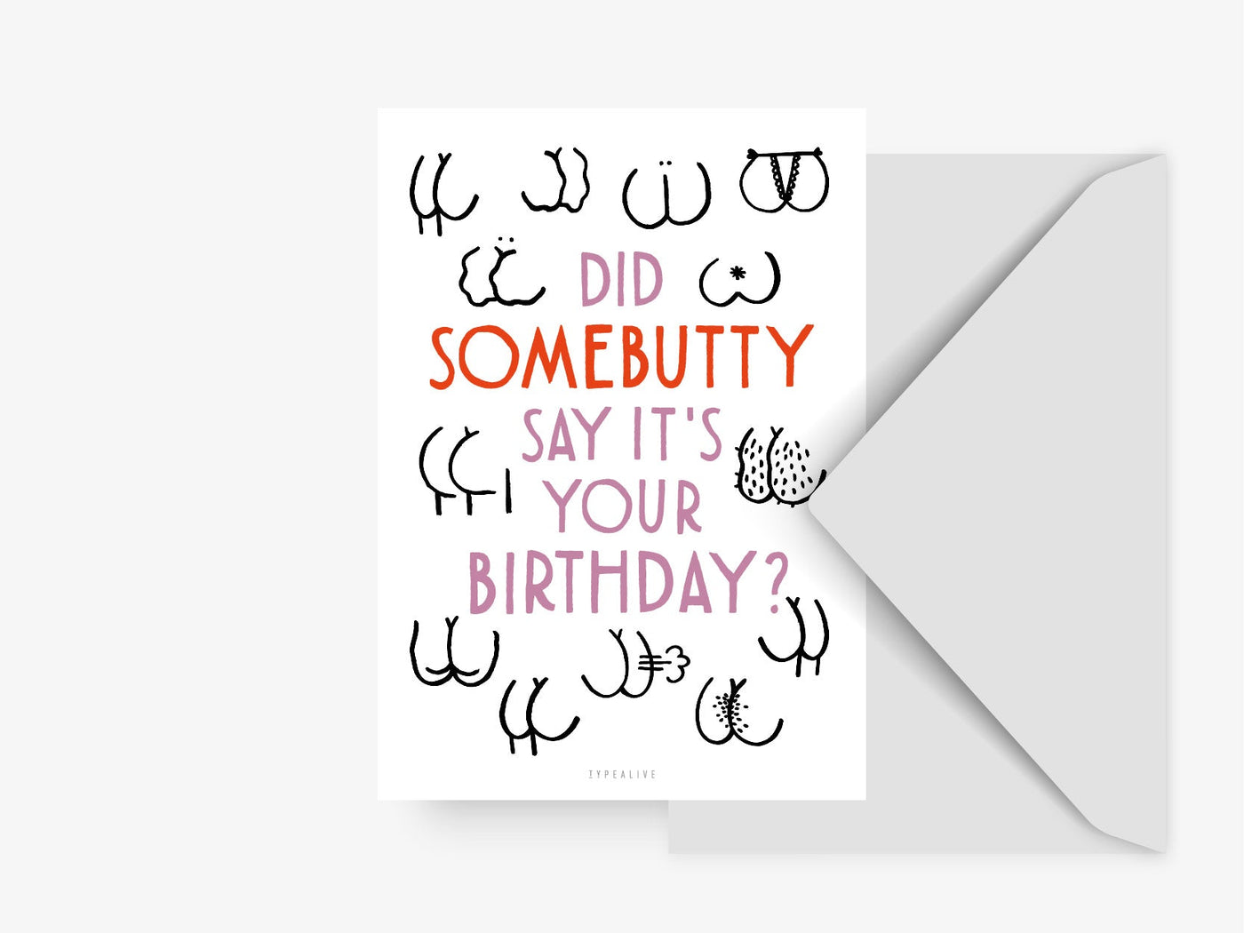 Postkarte / Somebutty Birthday
