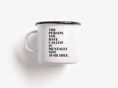 typealive - Tasse aus Emaille / Available