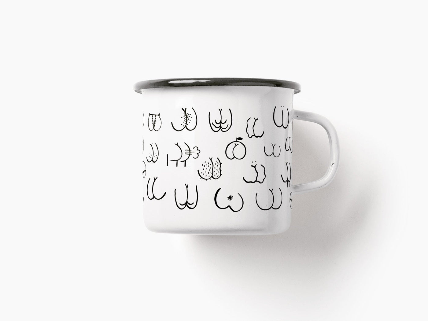 typealive - Tasse aus Emaille / Bad Ass