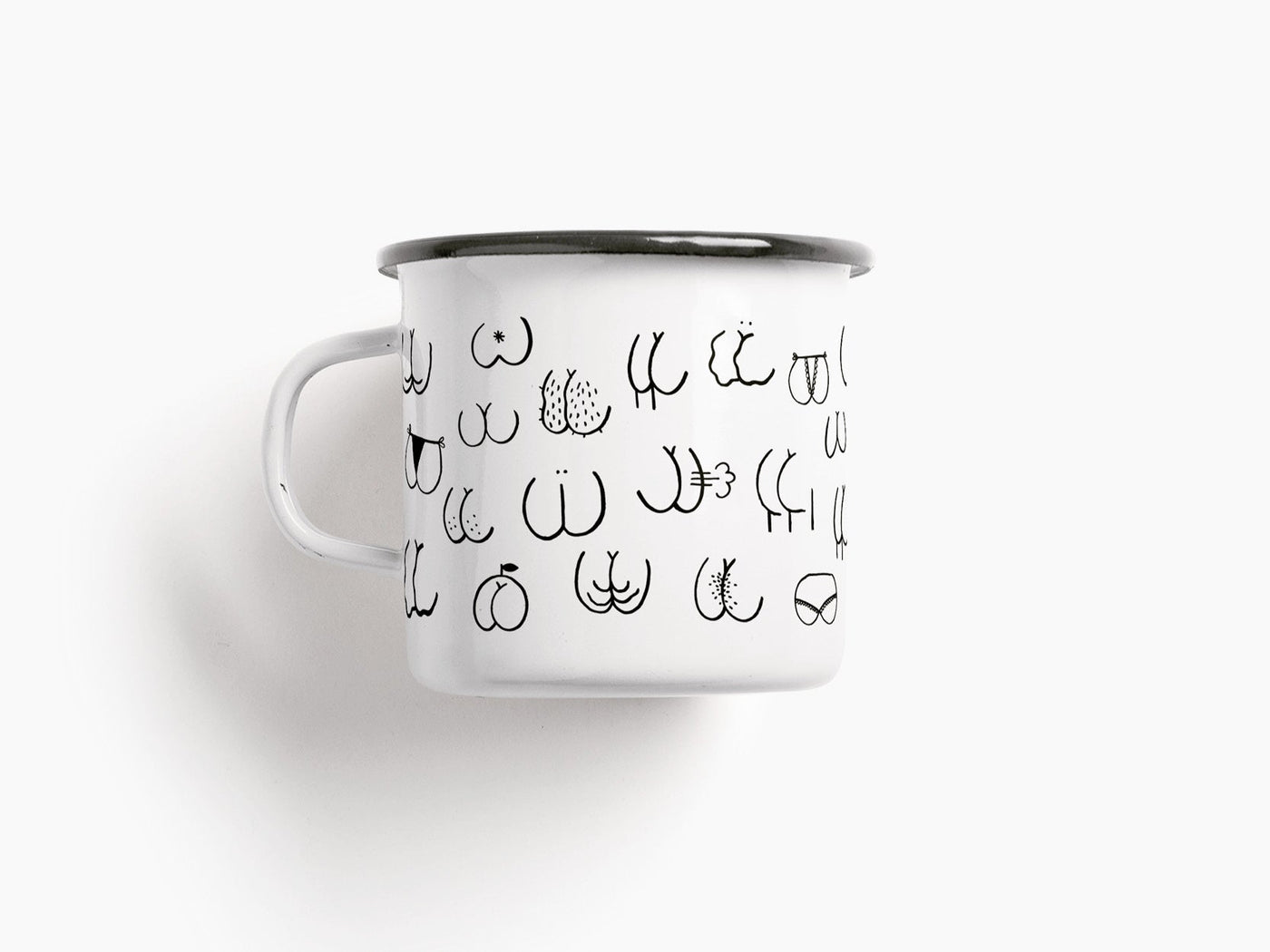 typealive - Tasse aus Emaille / Bad Ass