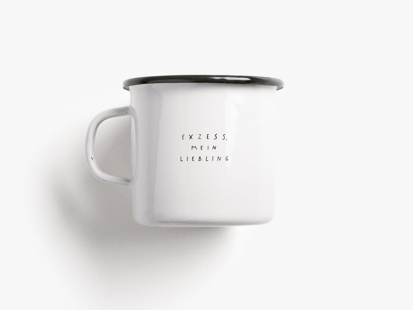 typealive - Tasse aus Emaille / Exzess