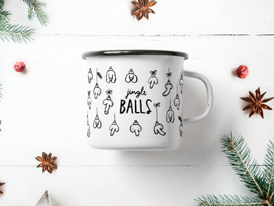 typealive - Tasse aus Emaille / Jingle Balls