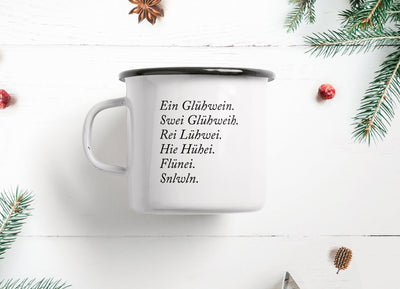 typealive - Tasse aus Emaille / Glühwein