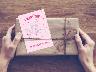 Postkarte / Tr*mp Wants You