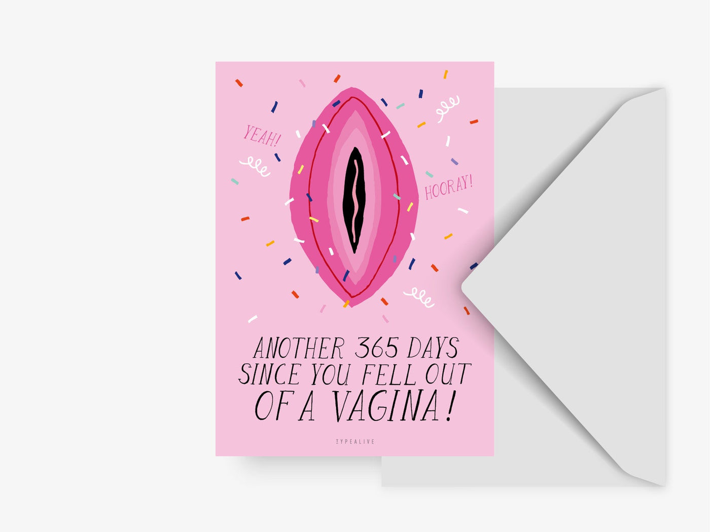 Postkarte / Vagina