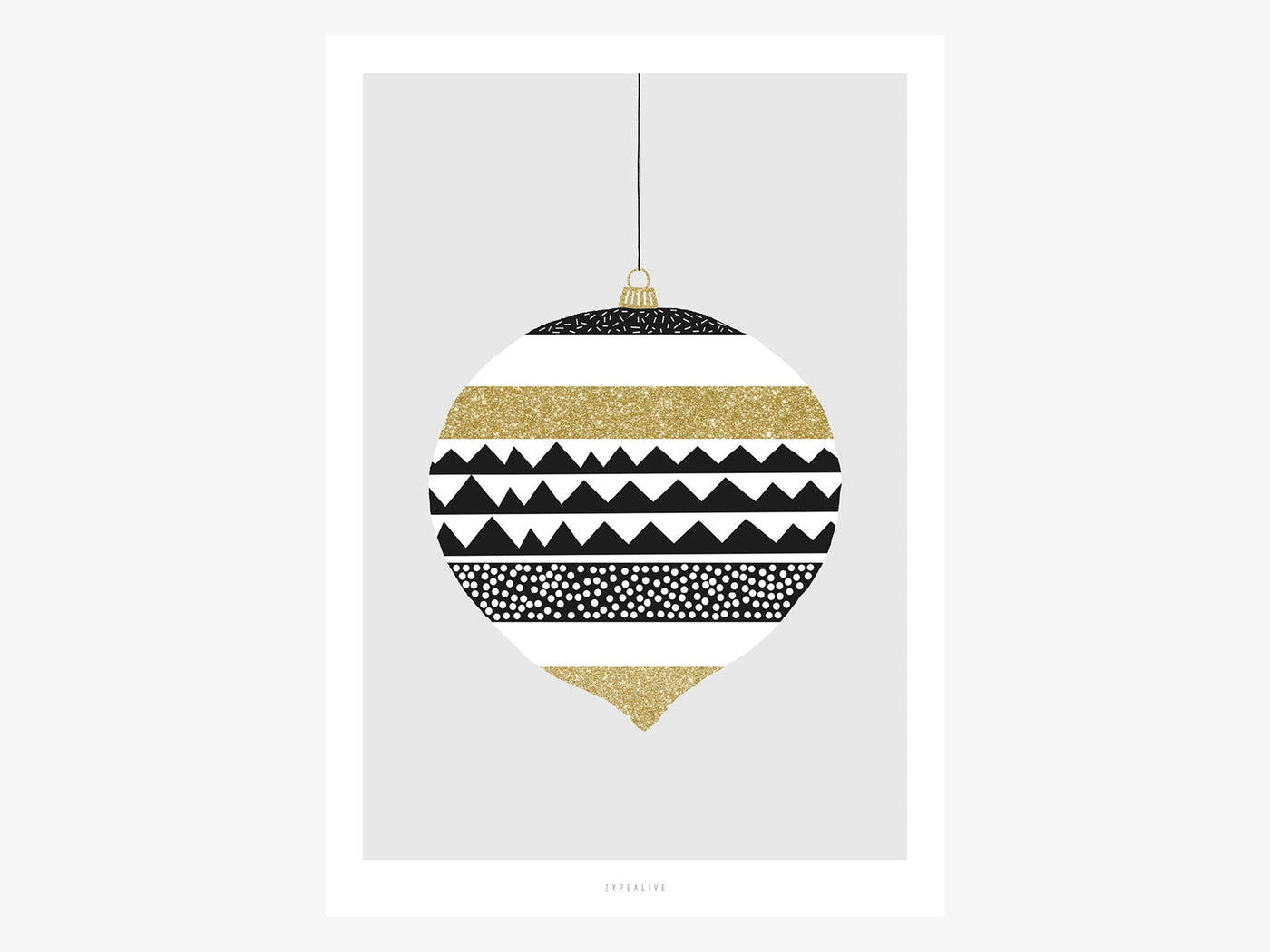 Print / Weihnachtskugel No. 2