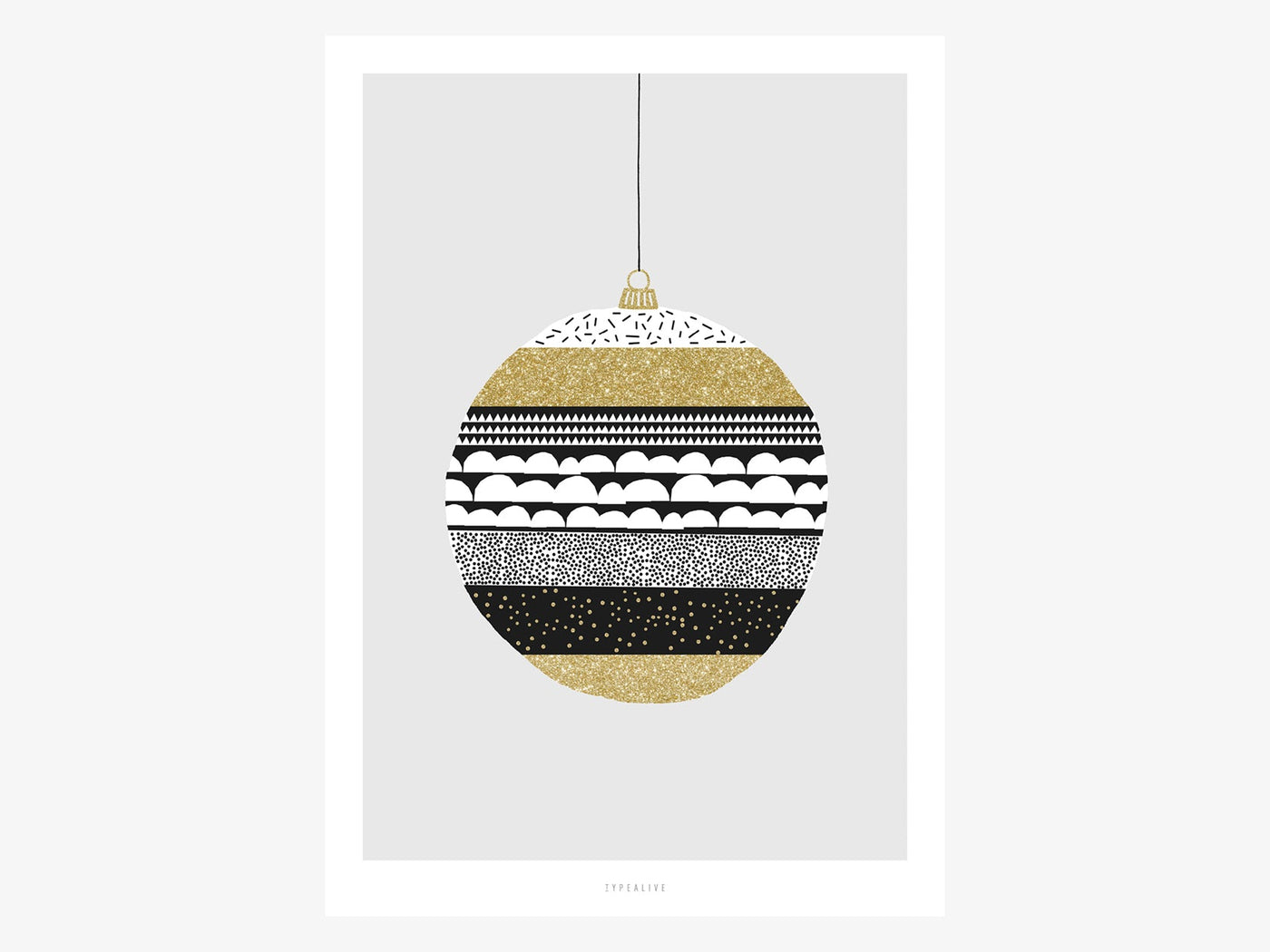 Print / Weihnachtskugel No. 3