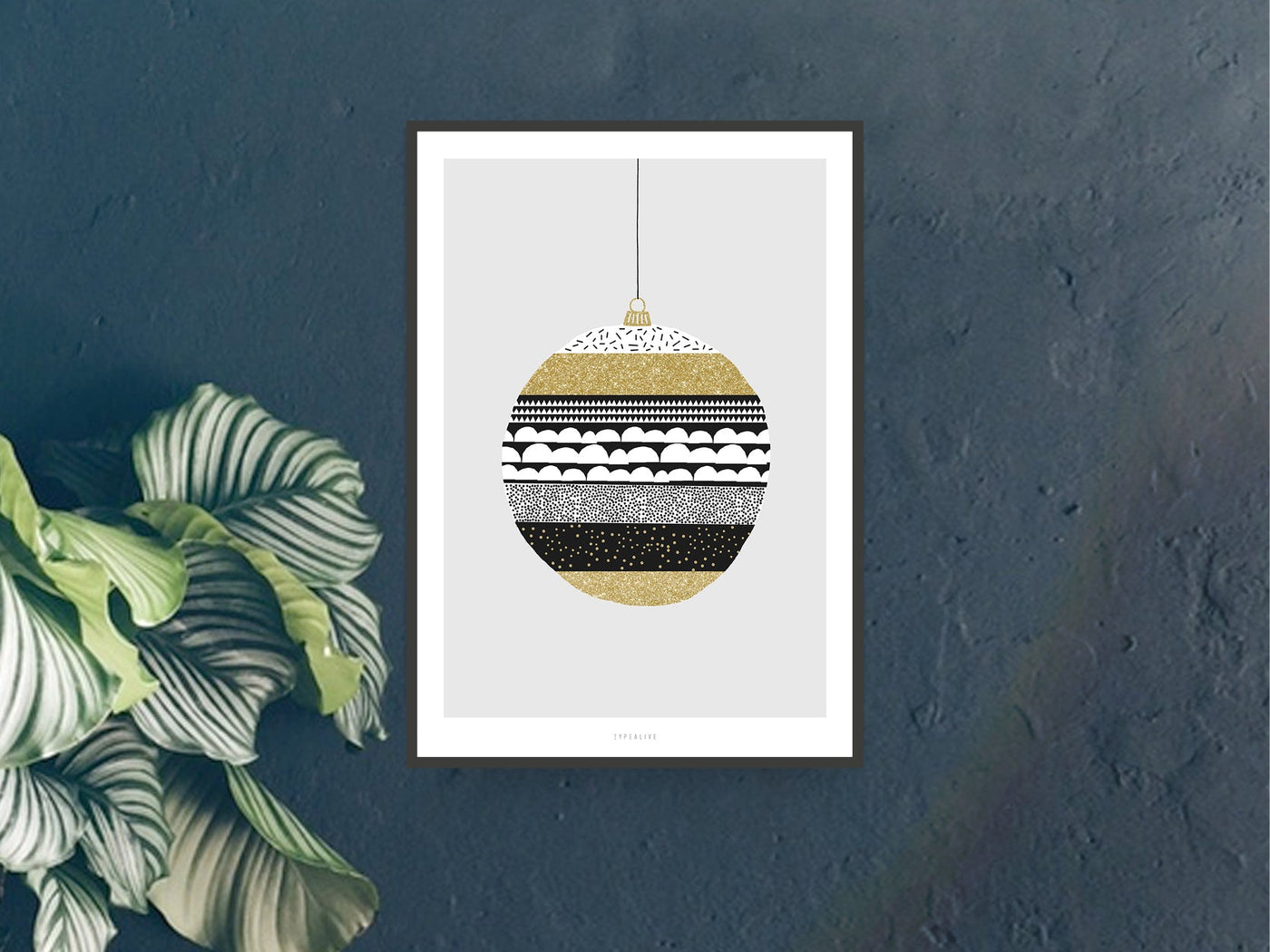 Print / Weihnachtskugel No. 3