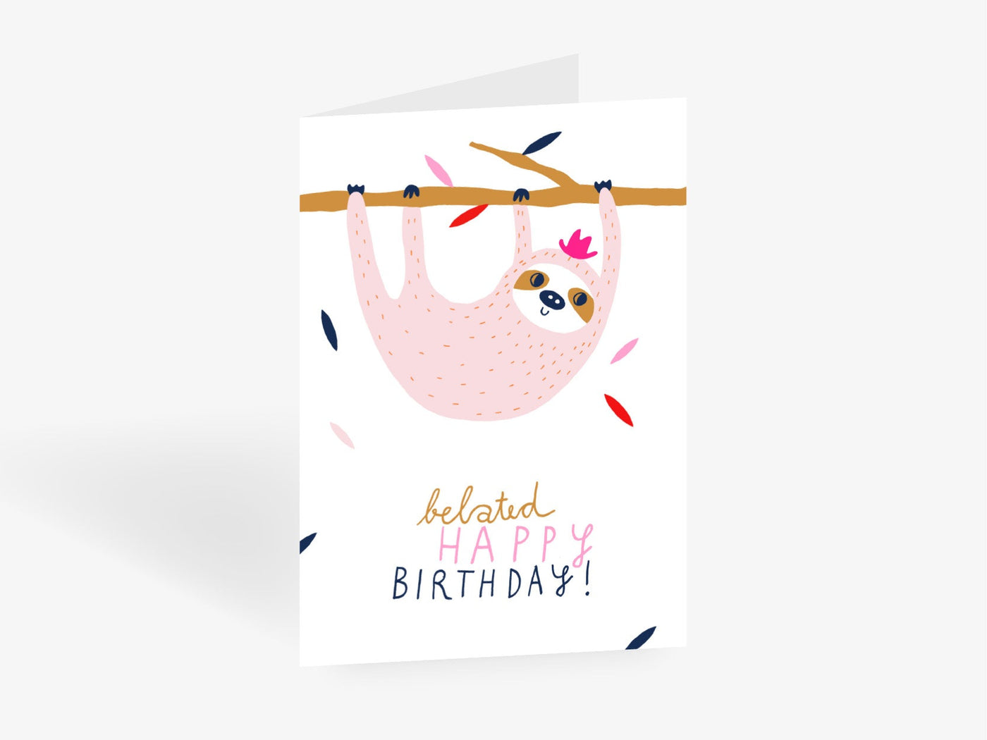 Grußkarte / Belated Birthday Wishes