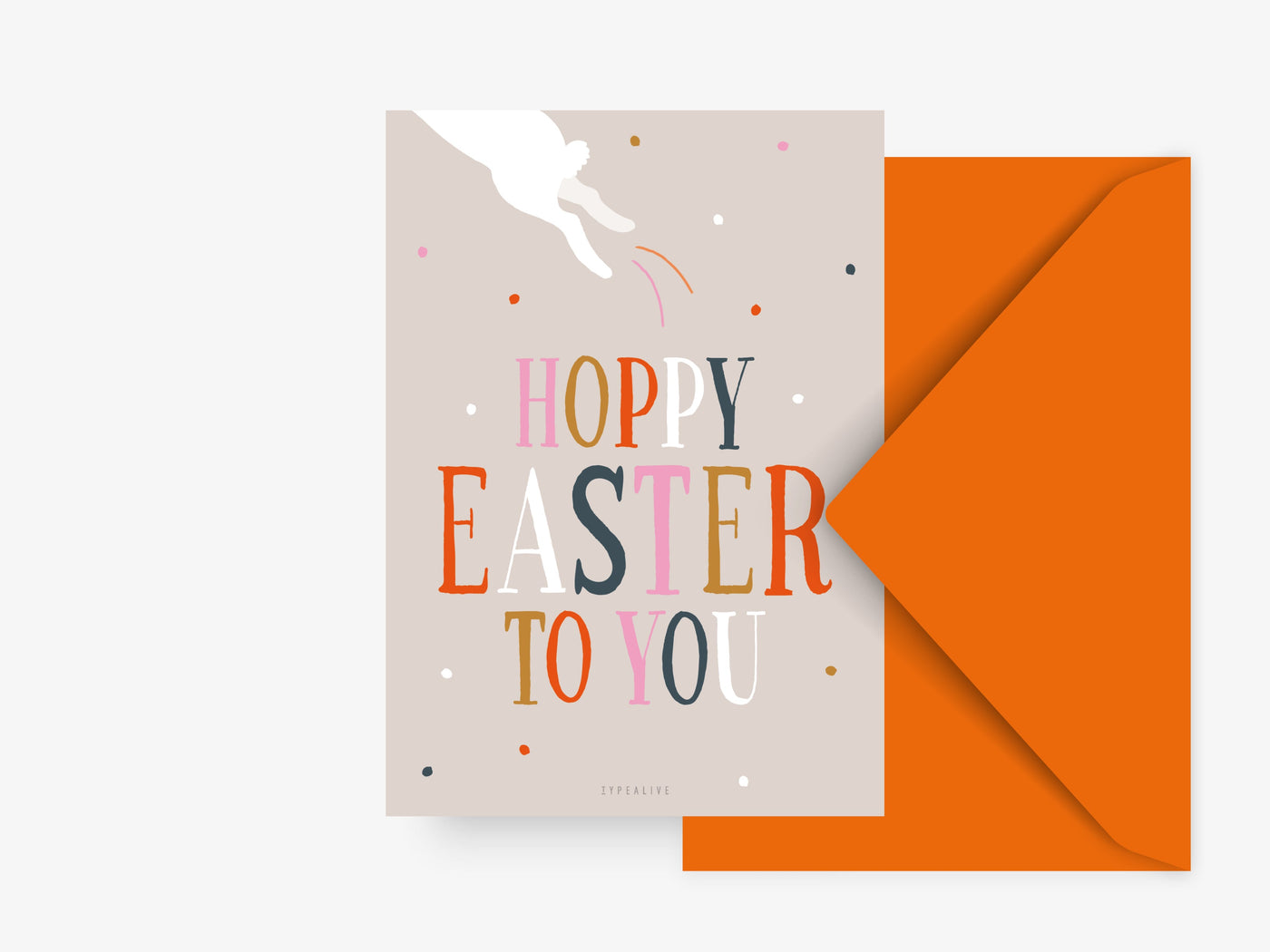 Postkarte / Hoppy Easter