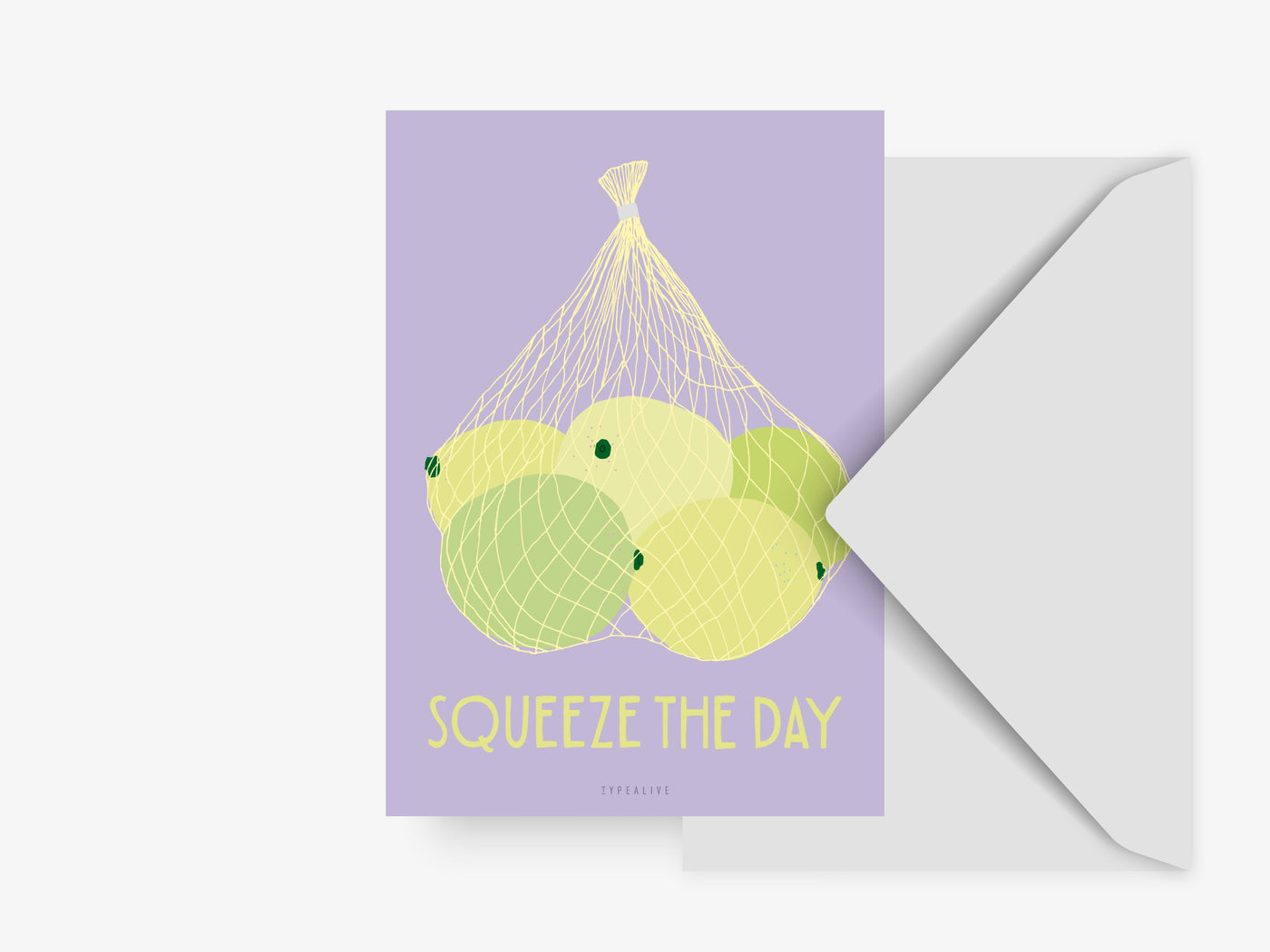 Postkarte / Squeeze The Day