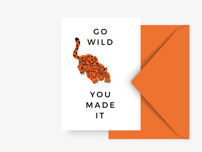 Grußkarte / Go Wild No. 2
