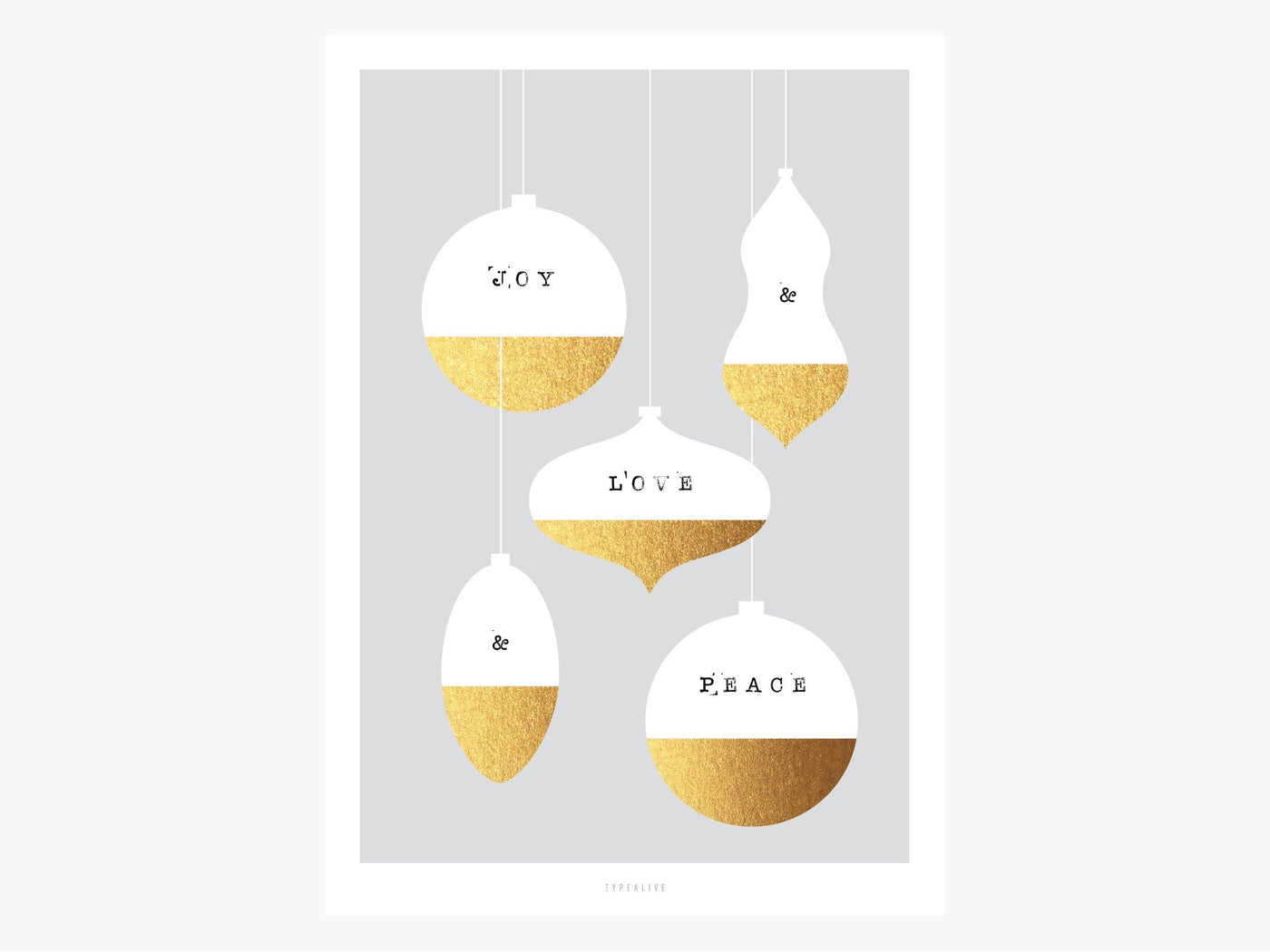 Print / Joy Love Peace