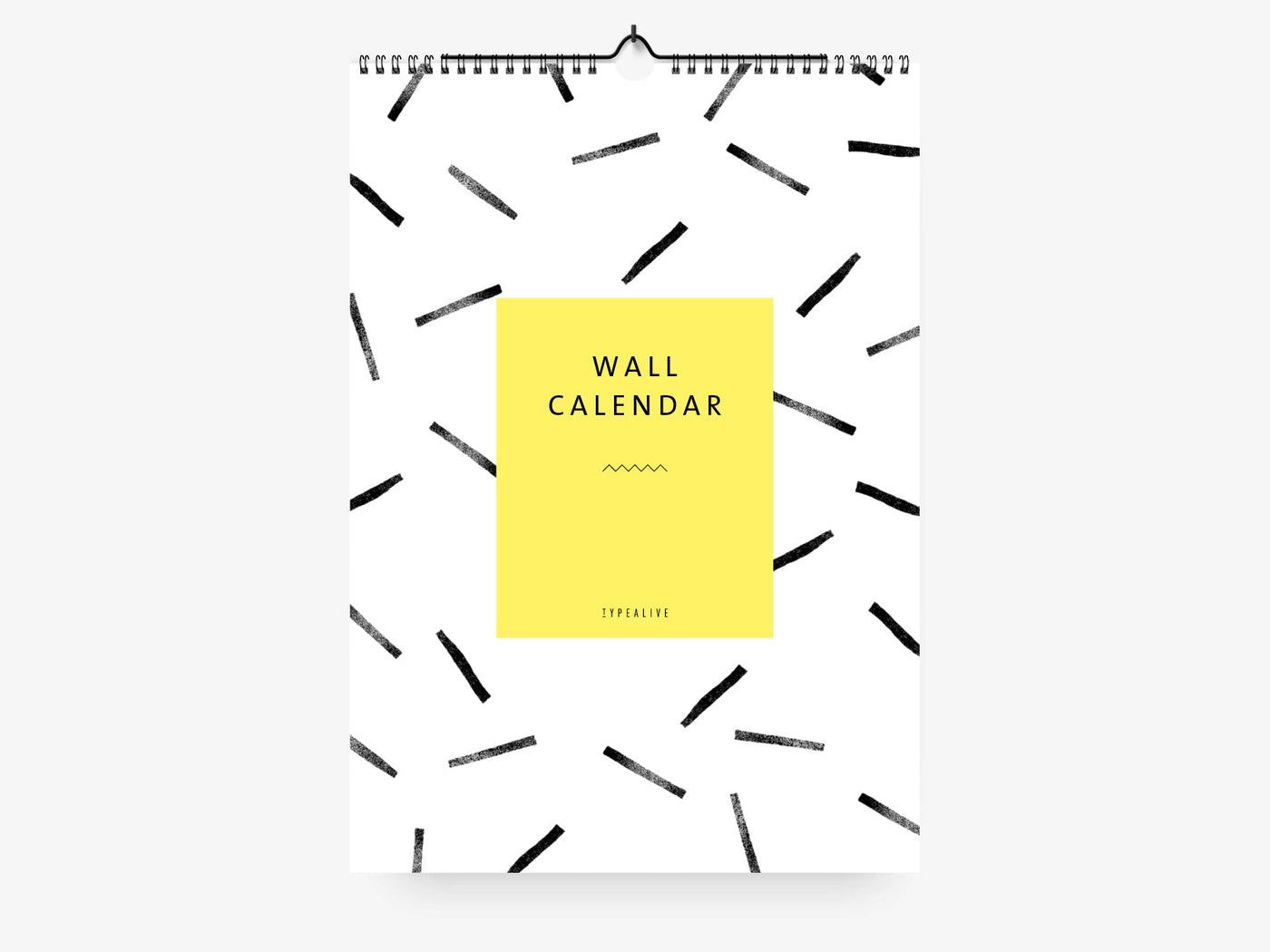 Wandkalender / Black & White