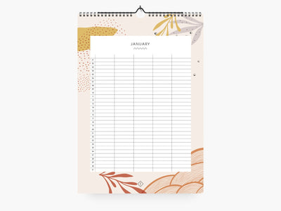 Familienkalender / Floral