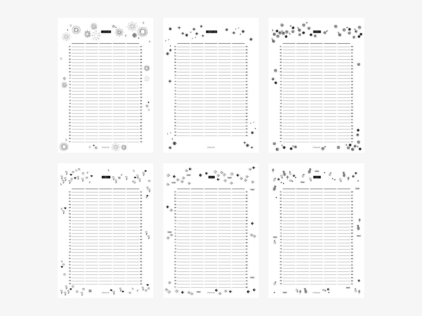 Familienkalender / Seasons