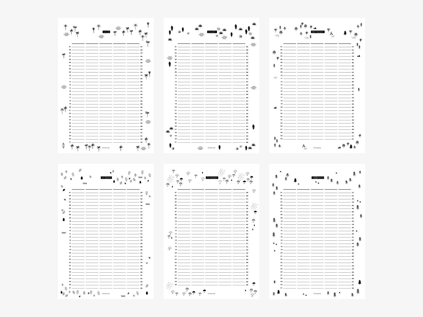 Familienkalender / Seasons