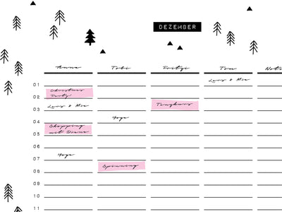 Familienkalender / Seasons