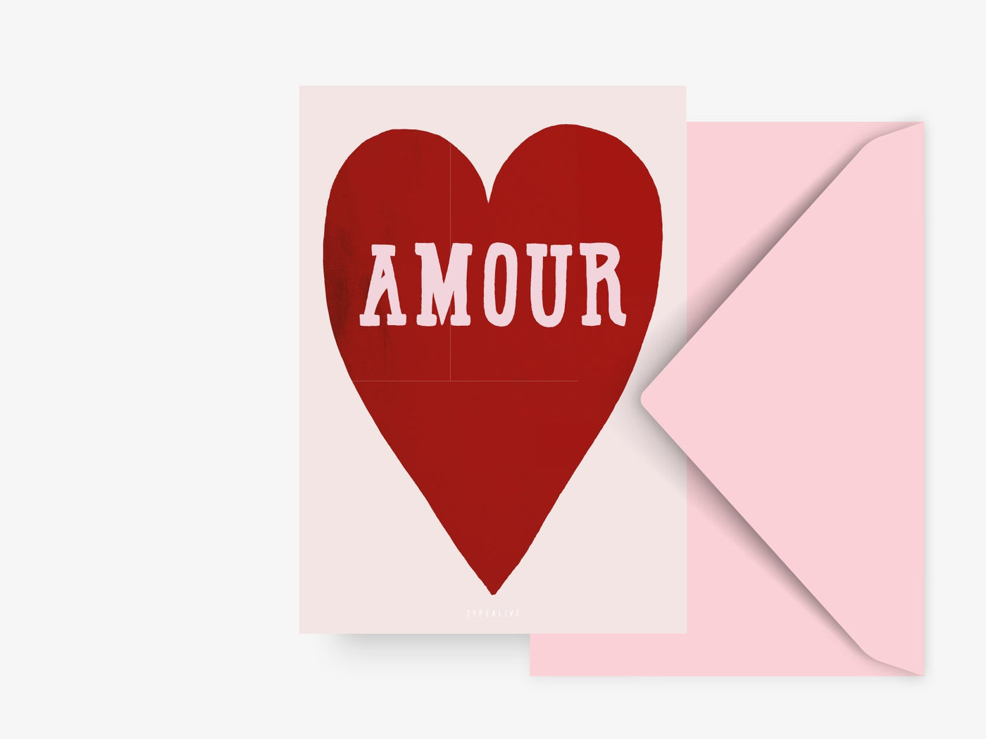 Postkarte / Amour