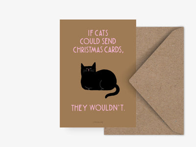Postkarte / Christmas Cat No. 2