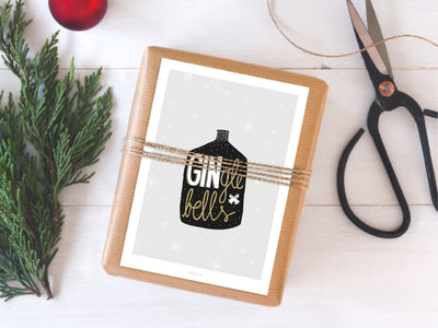 Postkarte / GINgle Bells
