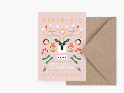 Postkarte / Geometric Christmas No. 1
