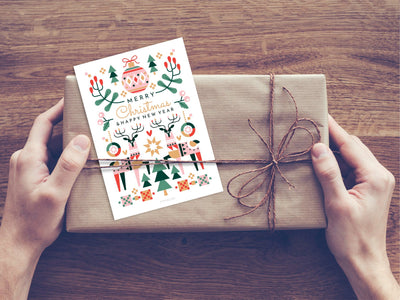 Postkarte / Geometric Christmas No. 2