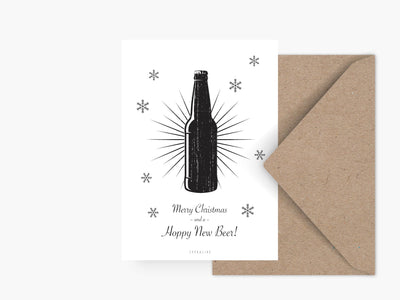 Postkarte / Happy New Beer