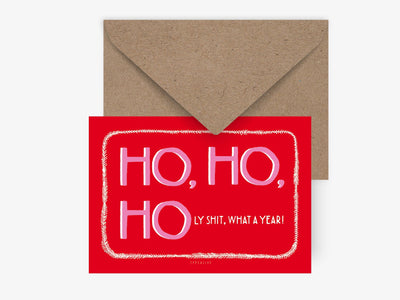 Postkarte / Ho Ho Ho-ly Shit