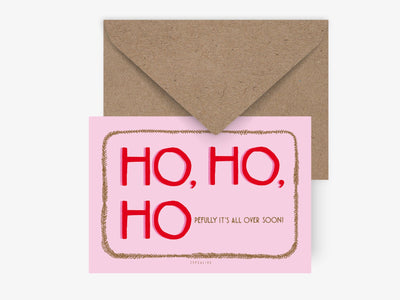 Postkarte / Ho Ho Ho-pefully