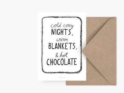 Postkarte / Hot Chocolate