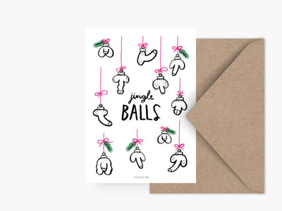 Postkarte / Jingle Balls